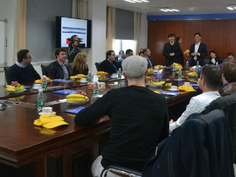 法国客商莅临韦德1946参观交流